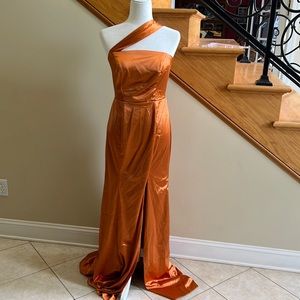 Bridal Babes Bridesmaid Dress Size 8 Copper New With Tags